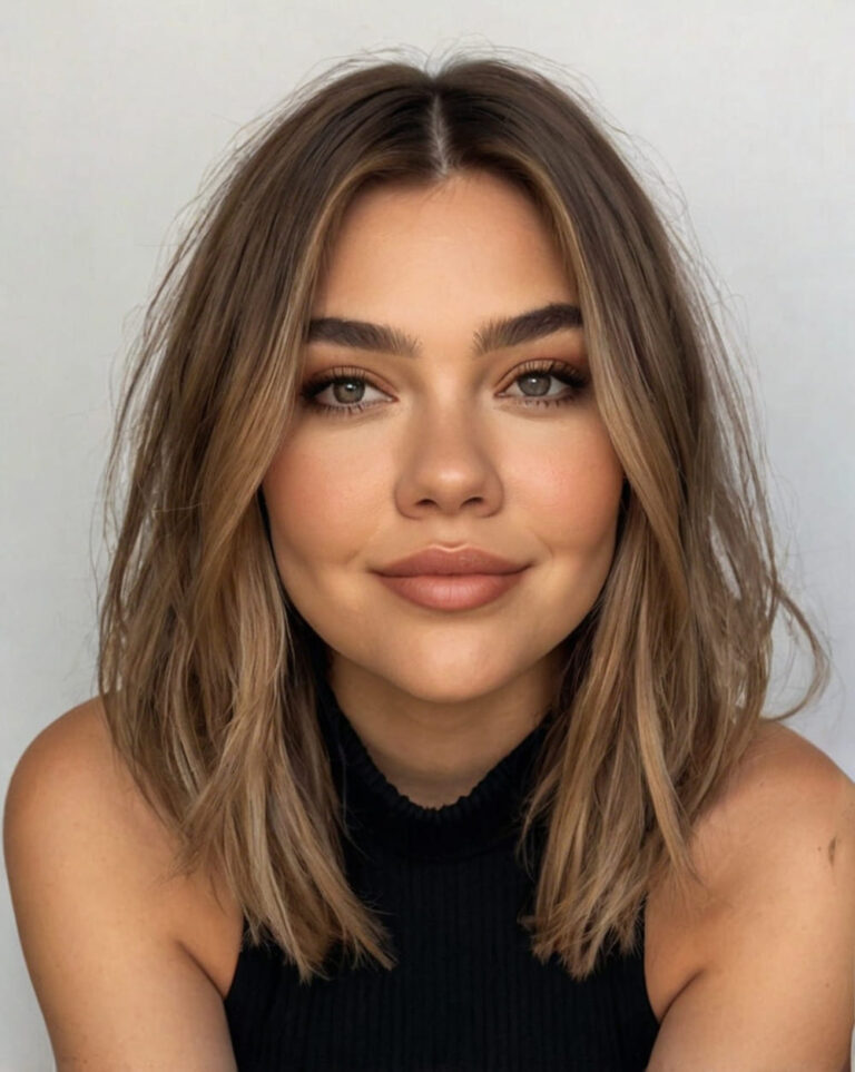 32 Chubby Face Medium Length Haircuts in 2024 Bangz Hair Design