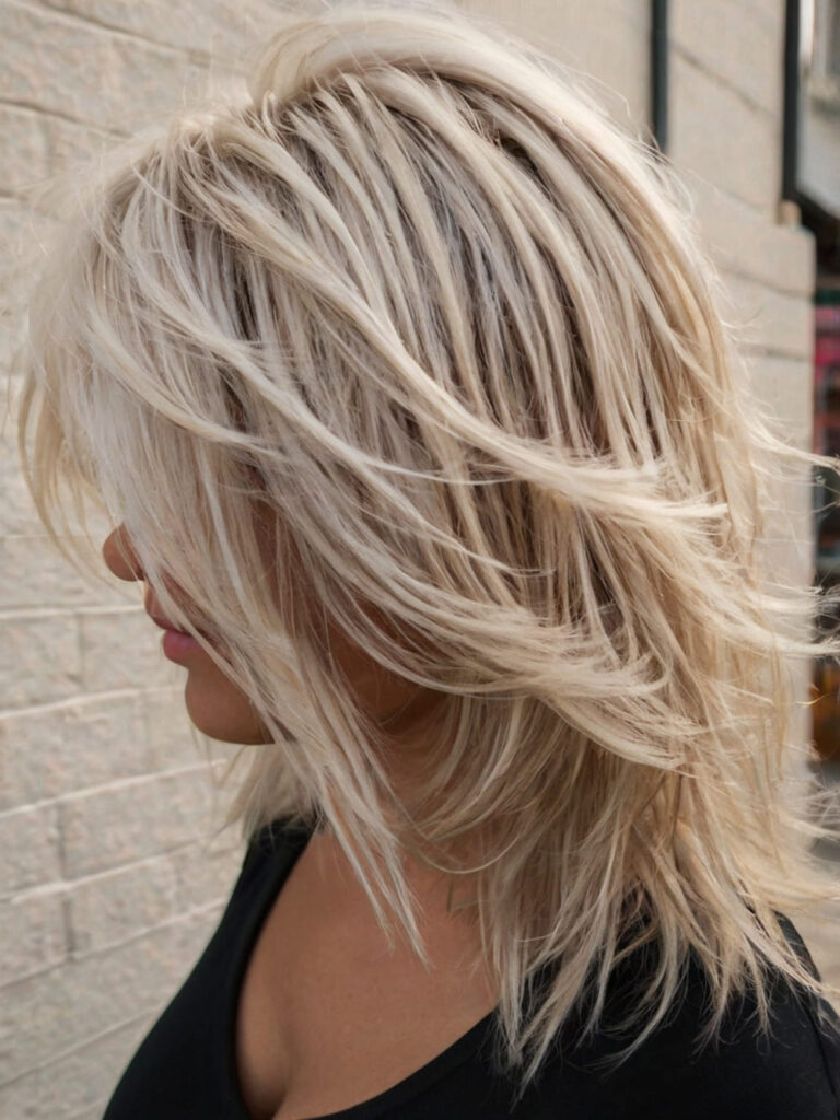 Feathered Layers with Choppy Ends