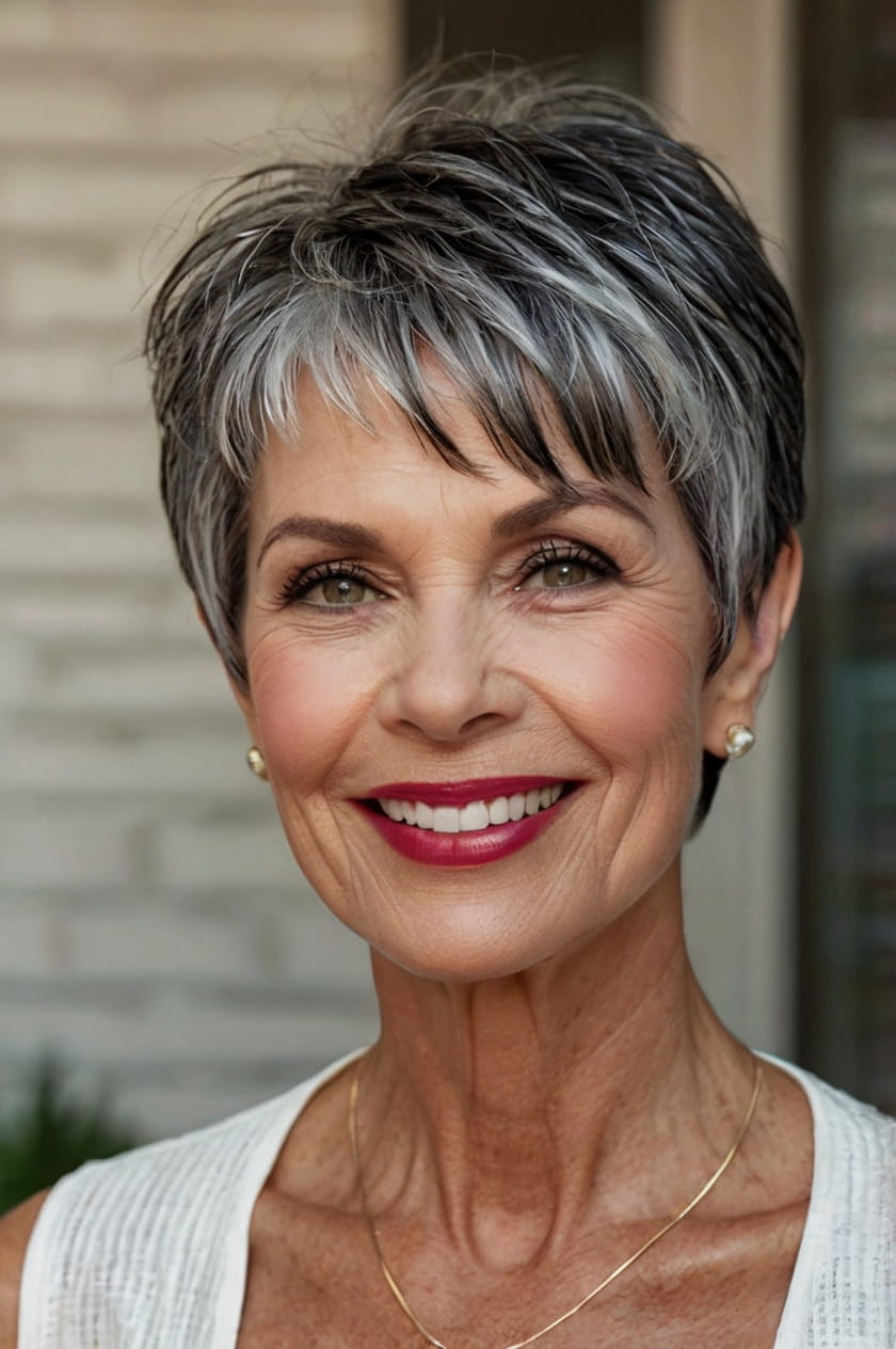 36 Short Haircuts For Women Over 60: A Guide to Timeless Styles - Bangz ...