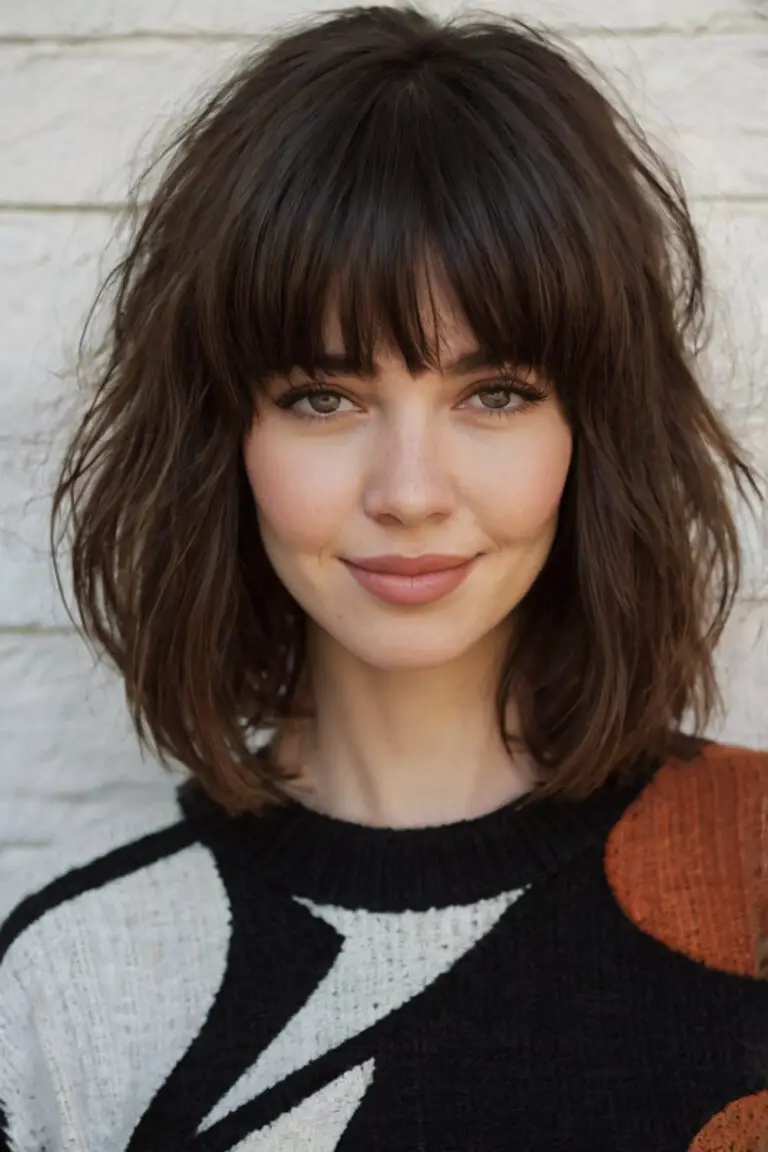 32 Chubby Face Medium Length Haircuts in 2024 Bangz Hair Design