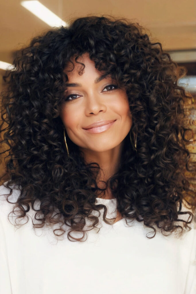 Voluminous Layered Curls