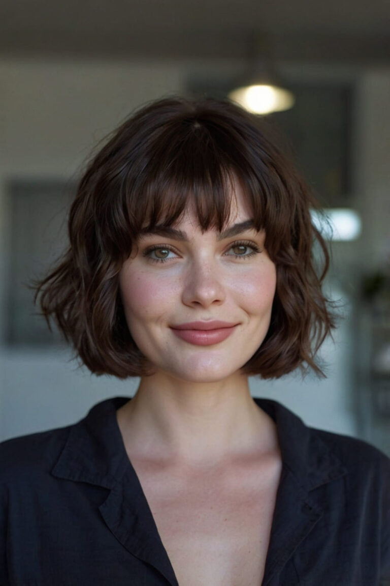 32 Chubby Face Medium Length Haircuts in 2024 Bangz Hair Design
