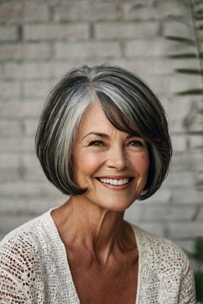 short hair for older women