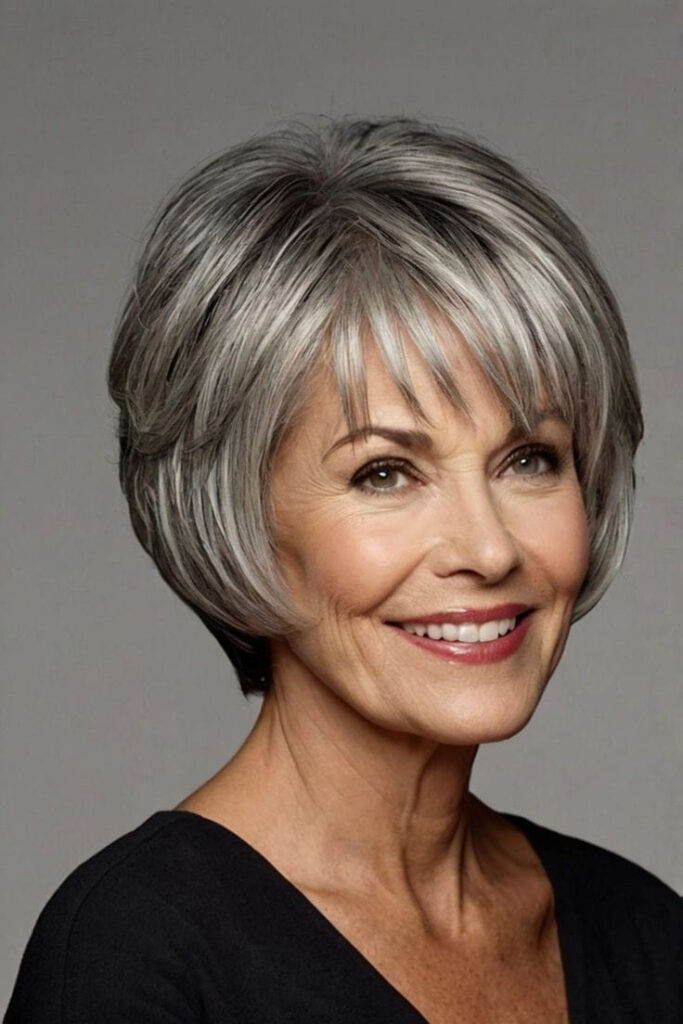 short hair styles for women over 60