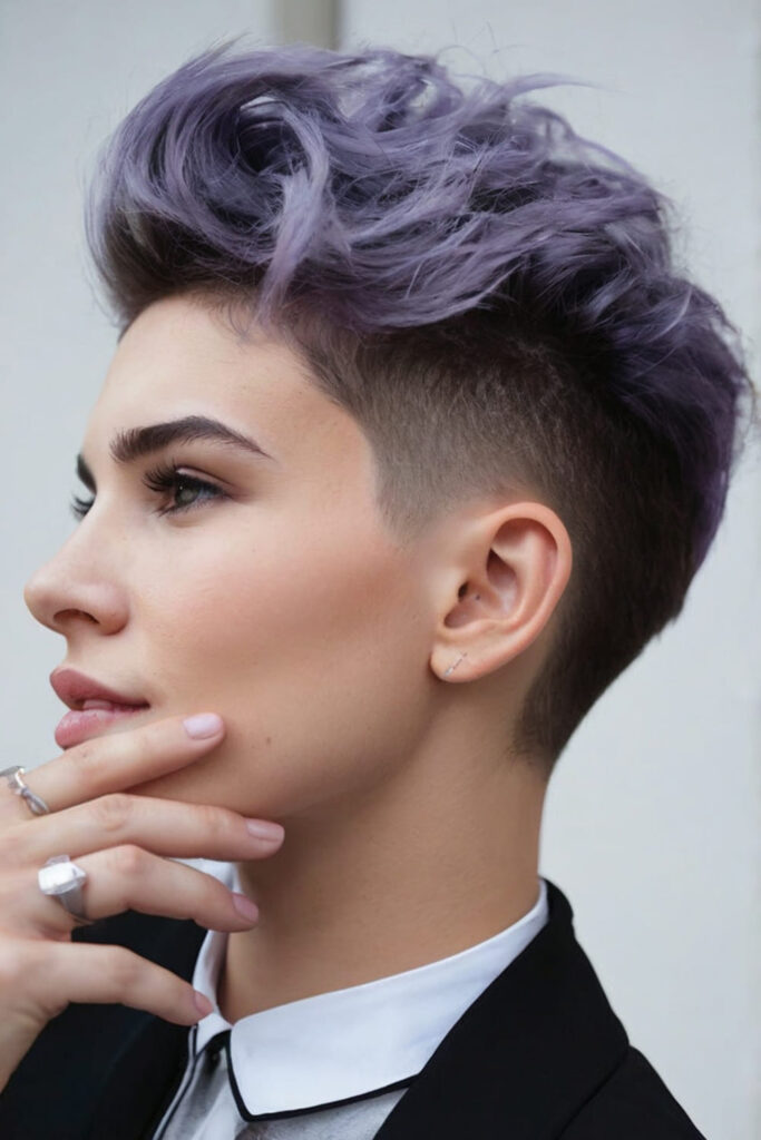 Chic Undercut Tomboy