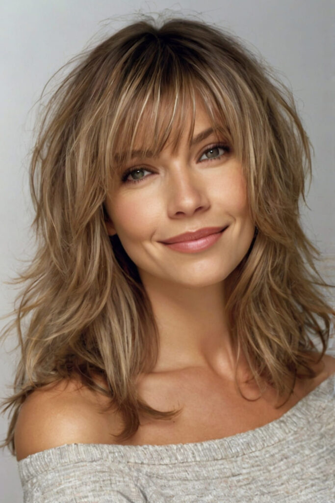 Layered Hair with Fringe 1