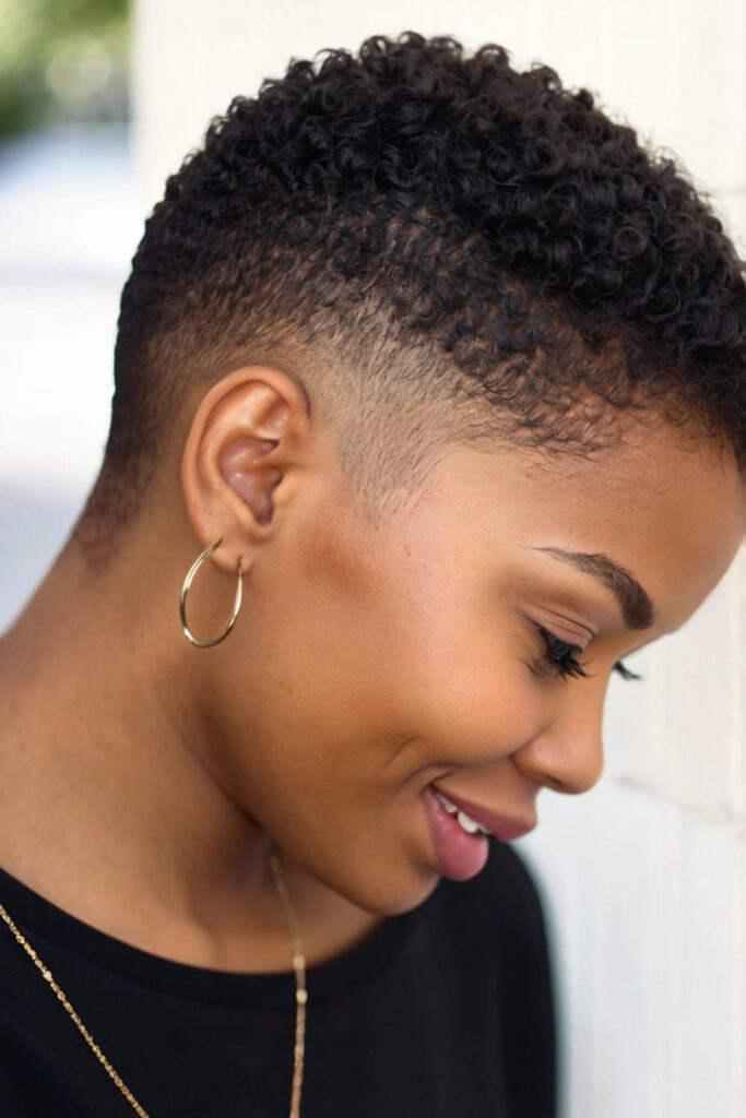 Natural Hair Fade