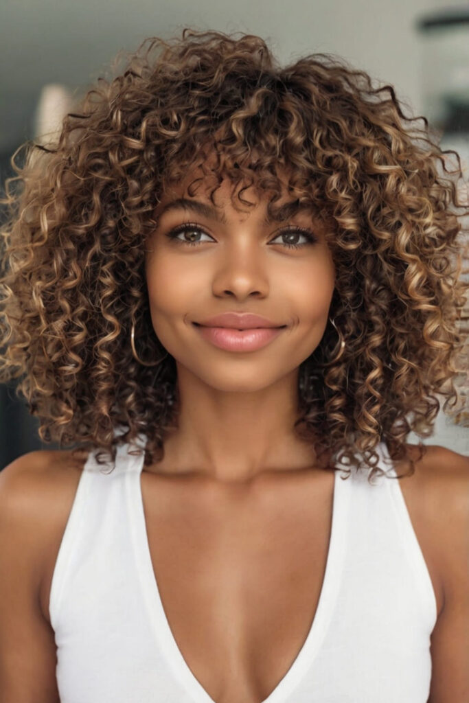 Naturally Curly Hair with Short Layers 1