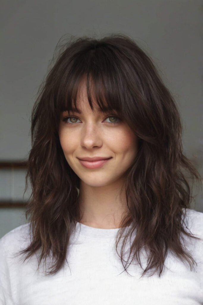 Shaggy Haircut with Face Framing Layers