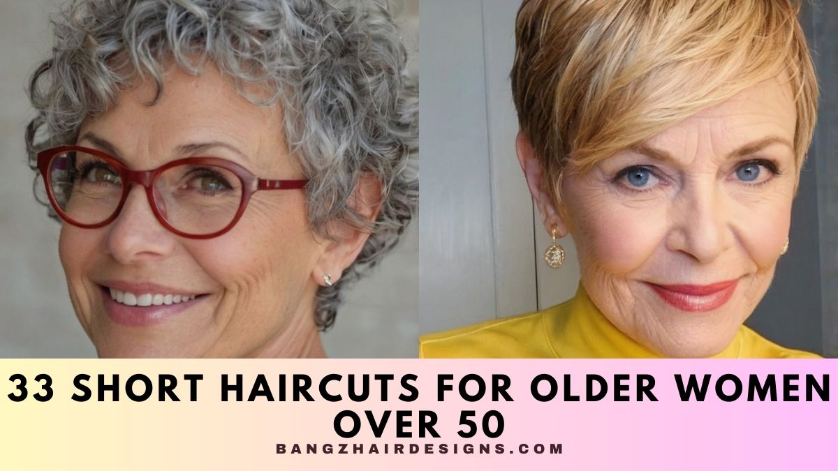 Short Haircuts For Older Women