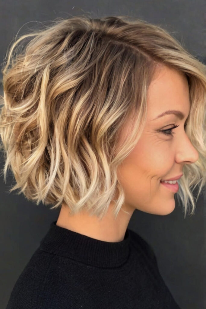 Short Wavy Bob