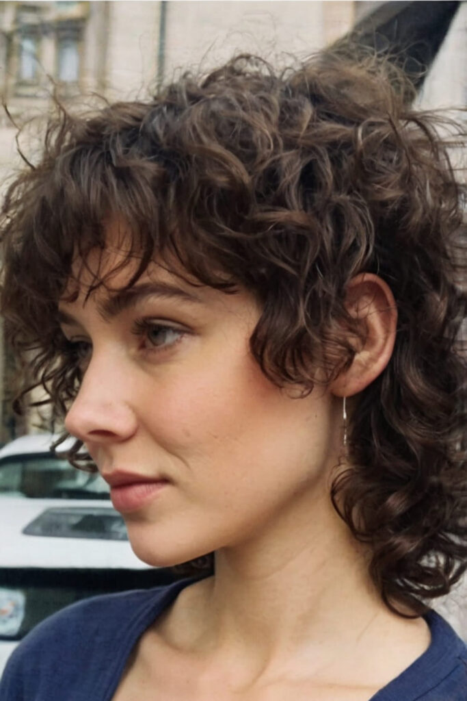 Short Wavy Mullet