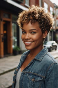 25 Low Maintenance Short Natural Haircuts For Black Females - Bangz