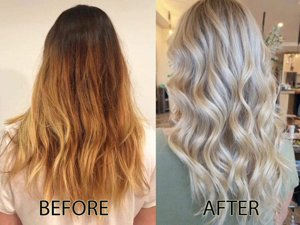 Brassy to Cool Blonde