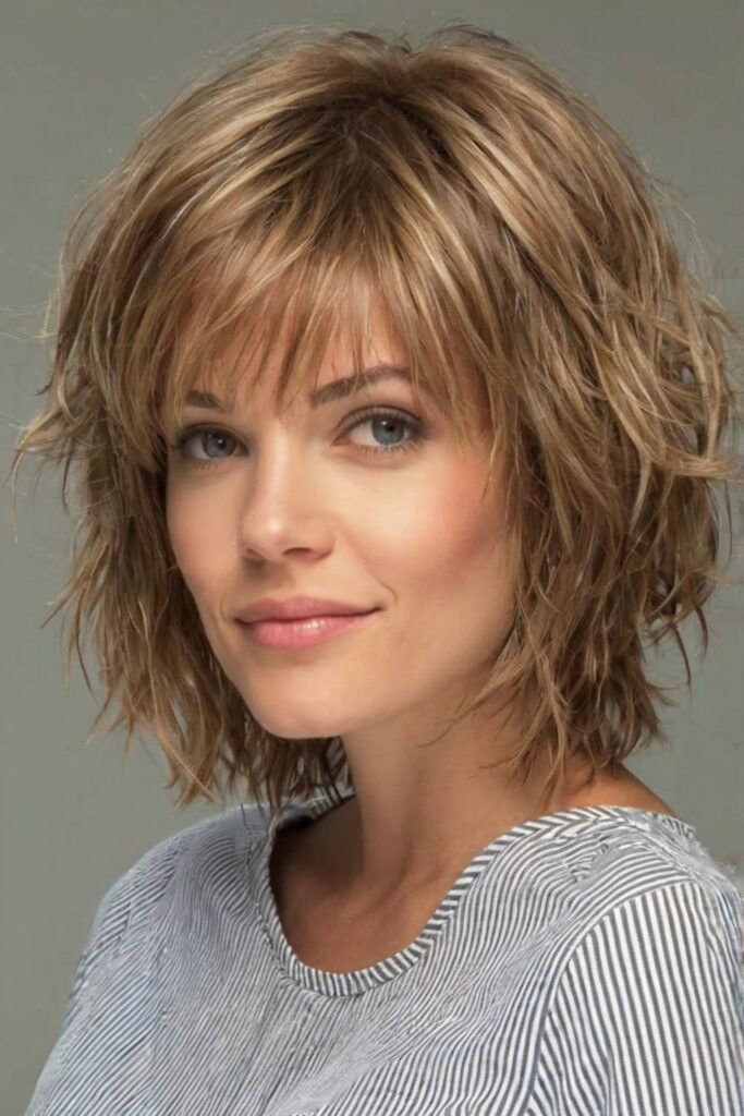 Casual Short Chopped Layers