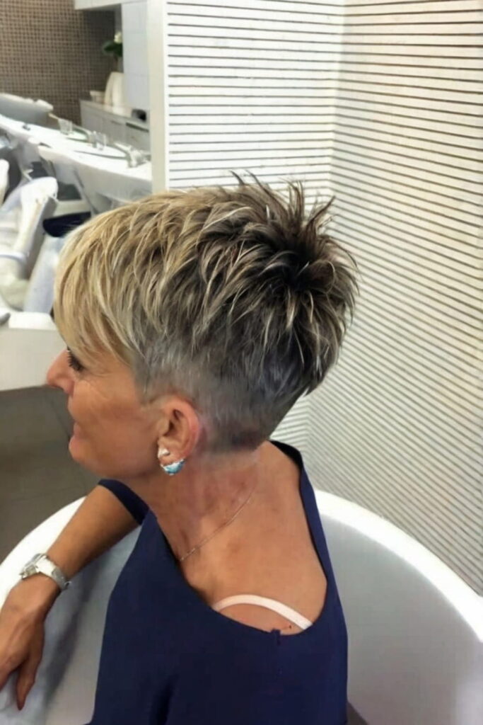 Razor Cut Blonde Spikes