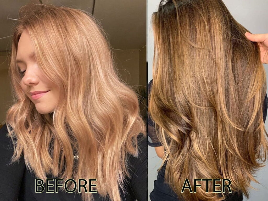 Strawberry Blonde to Golden Blonde