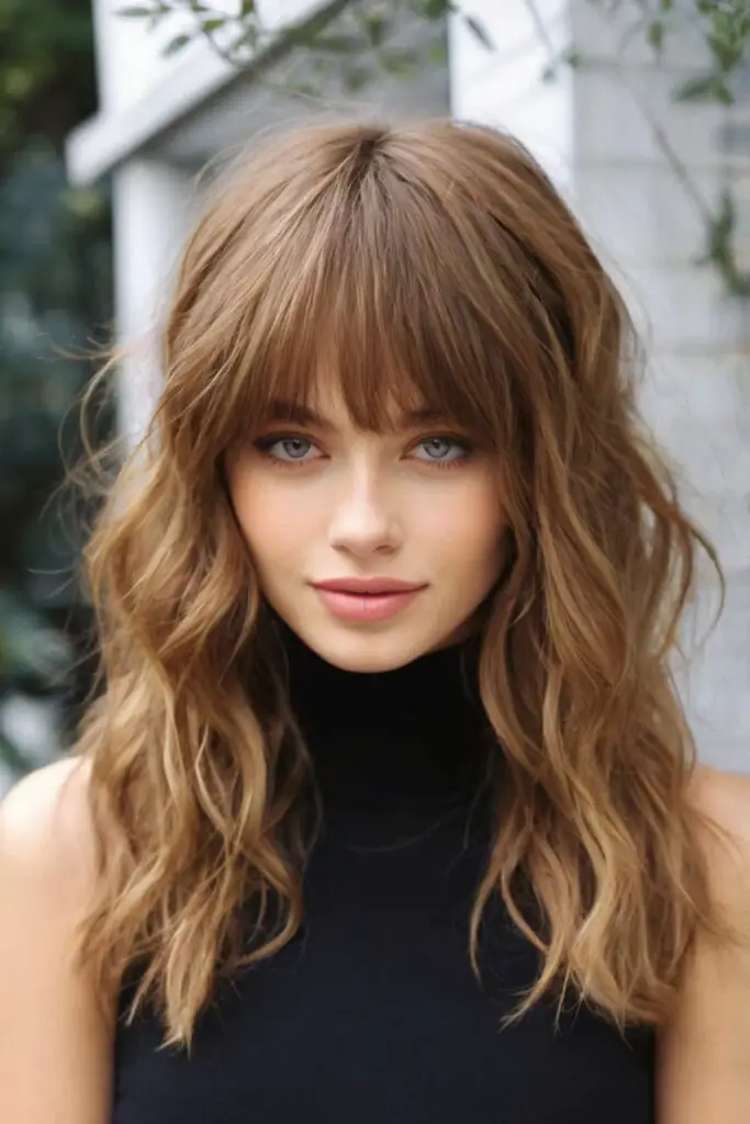 21 Wispy Curtain Bangs With Long Hair A Guide For Long Hair Styles 