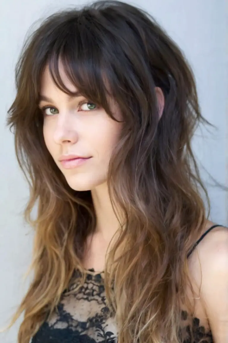 21 Wispy Curtain Bangs With Long Hair: A Guide for Long Hair Styles ...