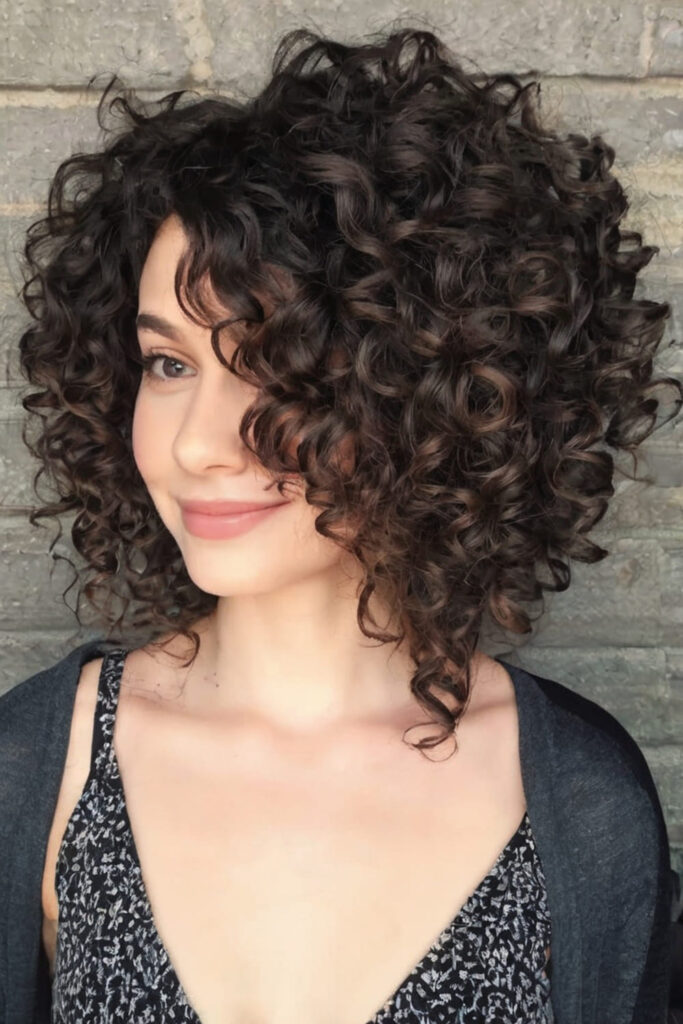 Curly Asymmetrical Lob