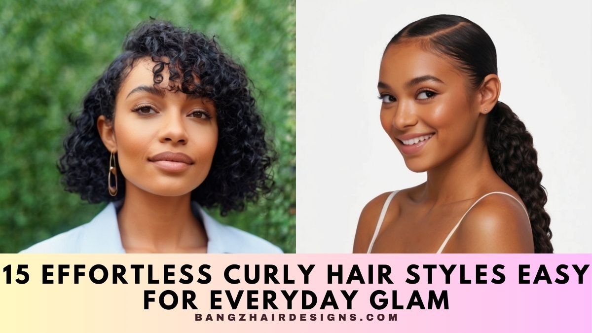 Curly Hair Styles Easy