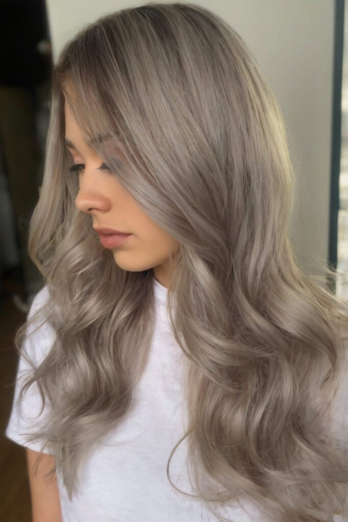 Dark Blonde and Silver