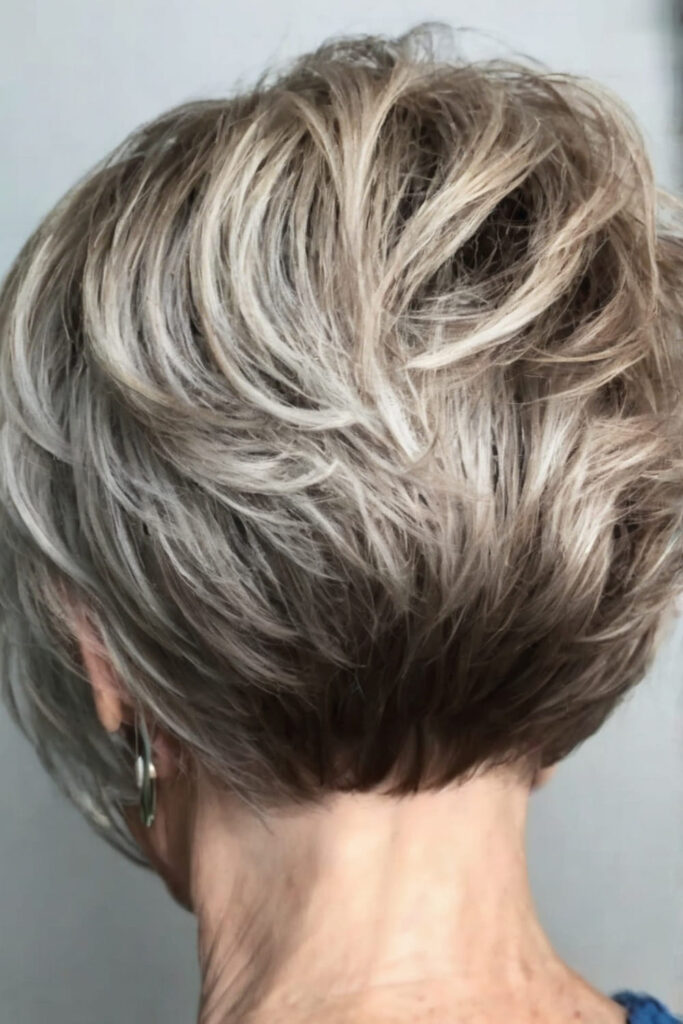 Edgy Layered Wedge Haircut