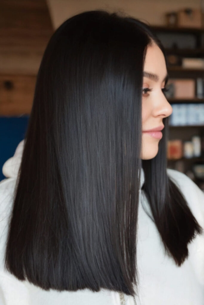 Glossy Glass Hair