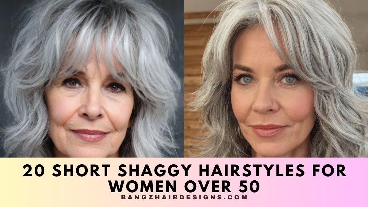 Short Shaggy Hairstyles for Women Over 50