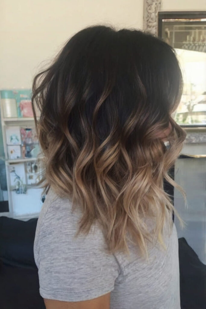 Soft Ombre Asymmetrical Lob