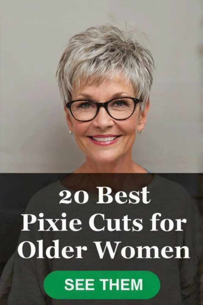 pixie cuts for older women