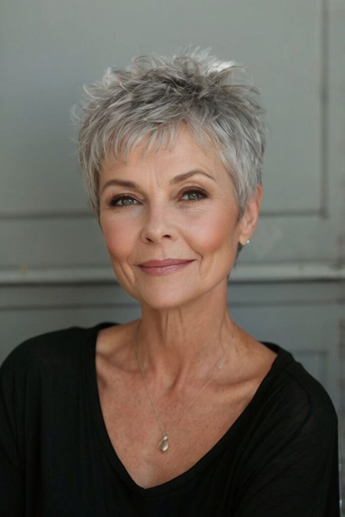 pixie haircuts for women over 60