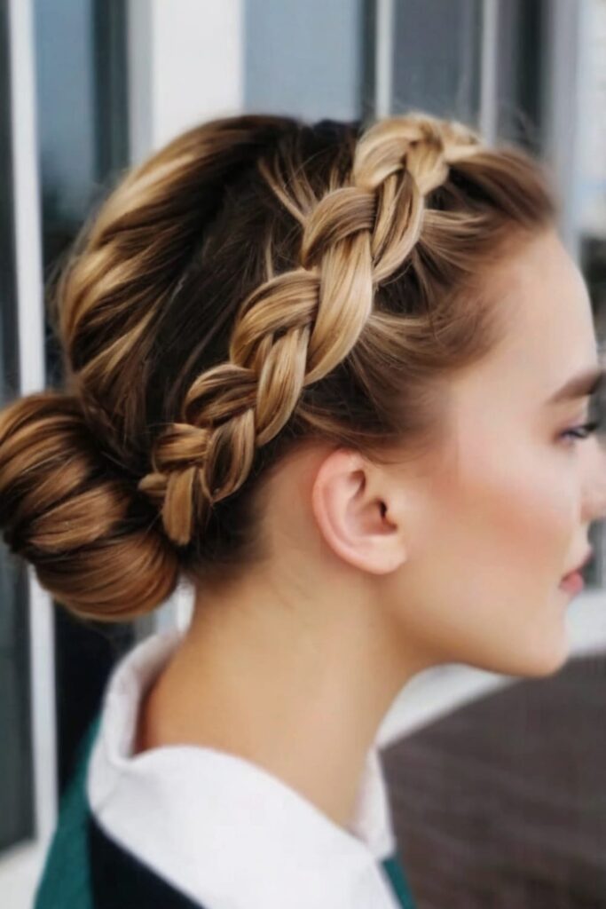 Braid and Bun Combo