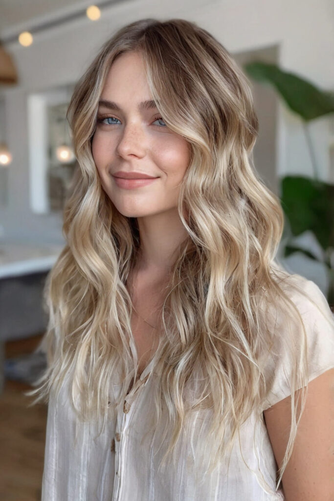 Breezy Beach Waves with Highlights