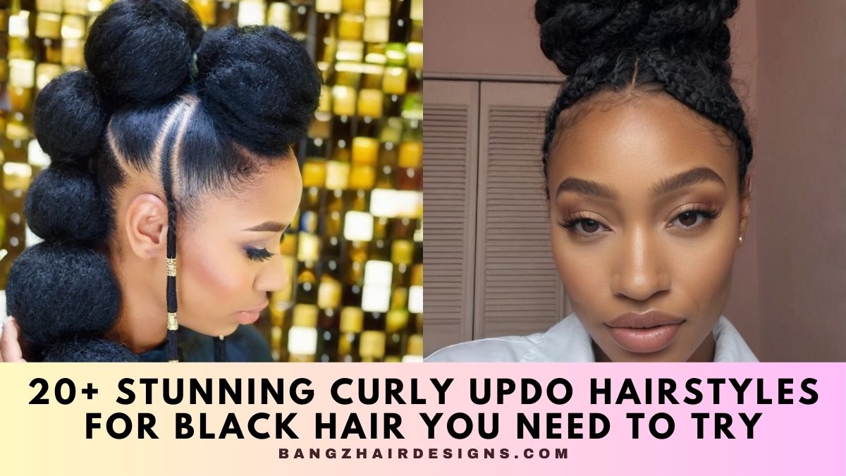 Curly Updo Hairstyles for Black Hair