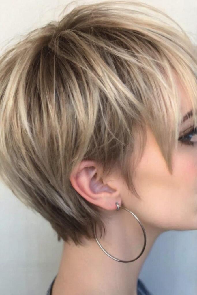 Extra Long Pixie with Wispy Ends