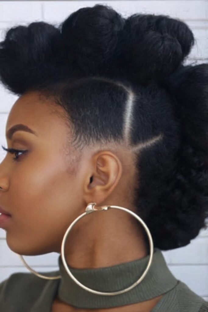 Faux Hawk with Curls