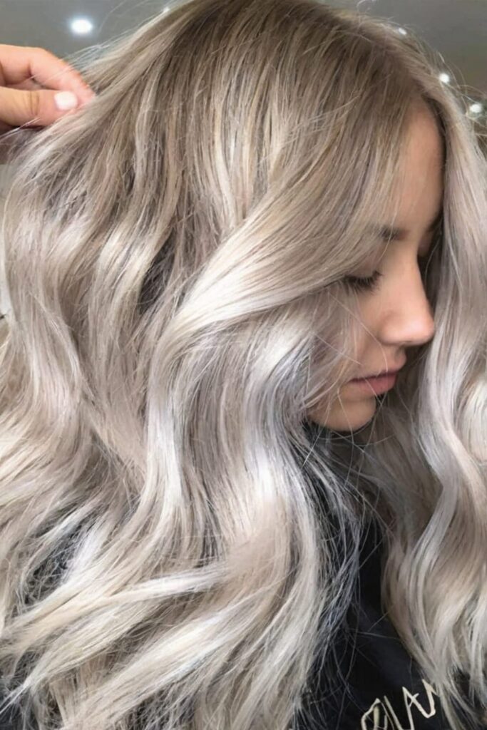 Iridescent Dark Balayage Blonde