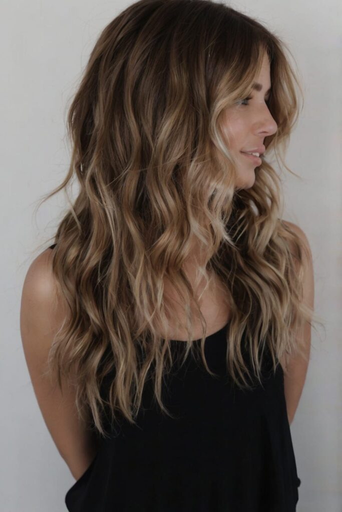 Layered Beach Waves