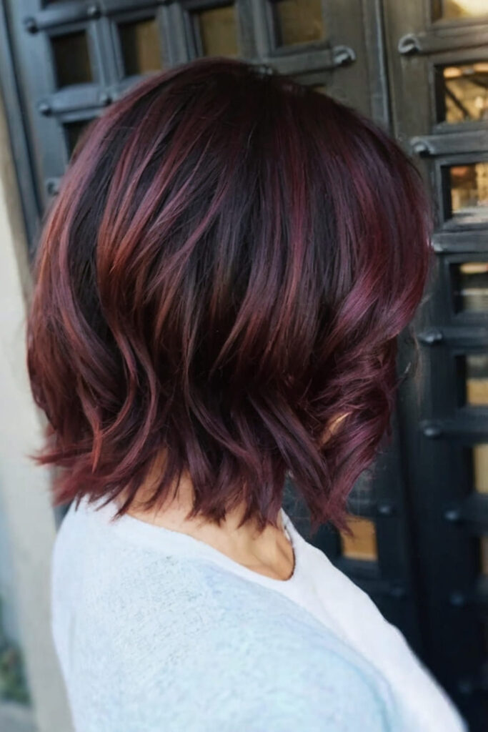 Layered Black Cherry Bob