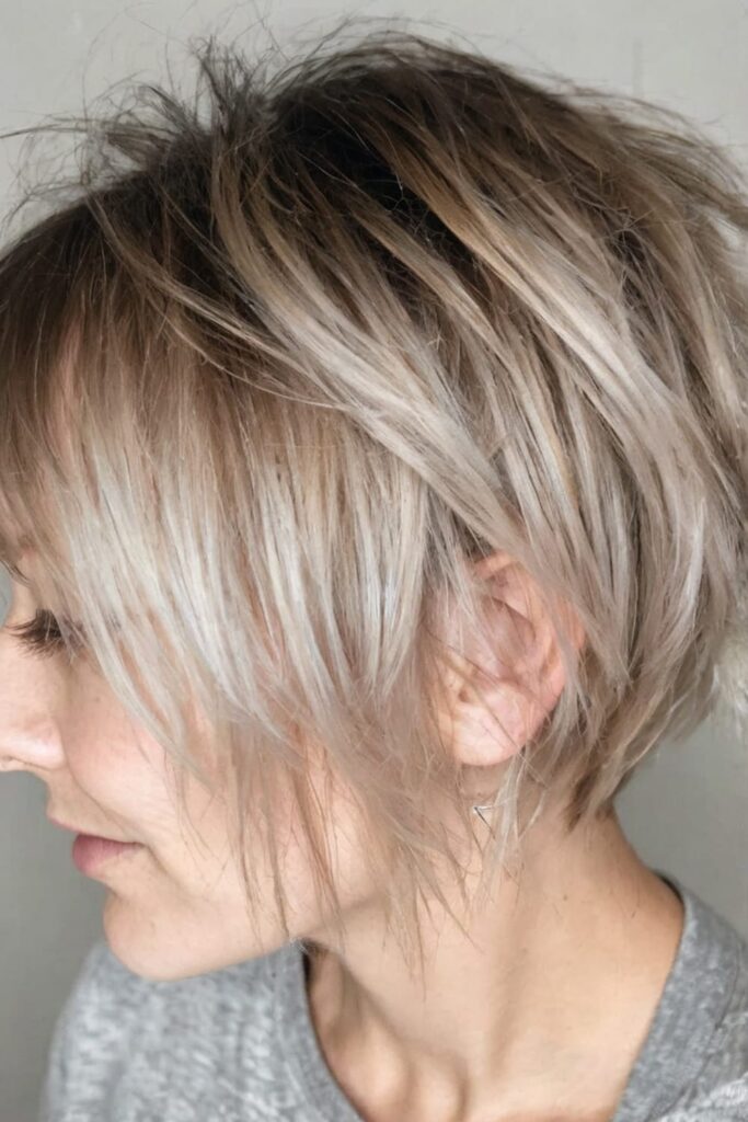 Layered Wispy Bob