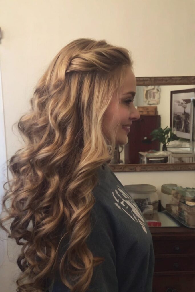 Pinned Back Curls