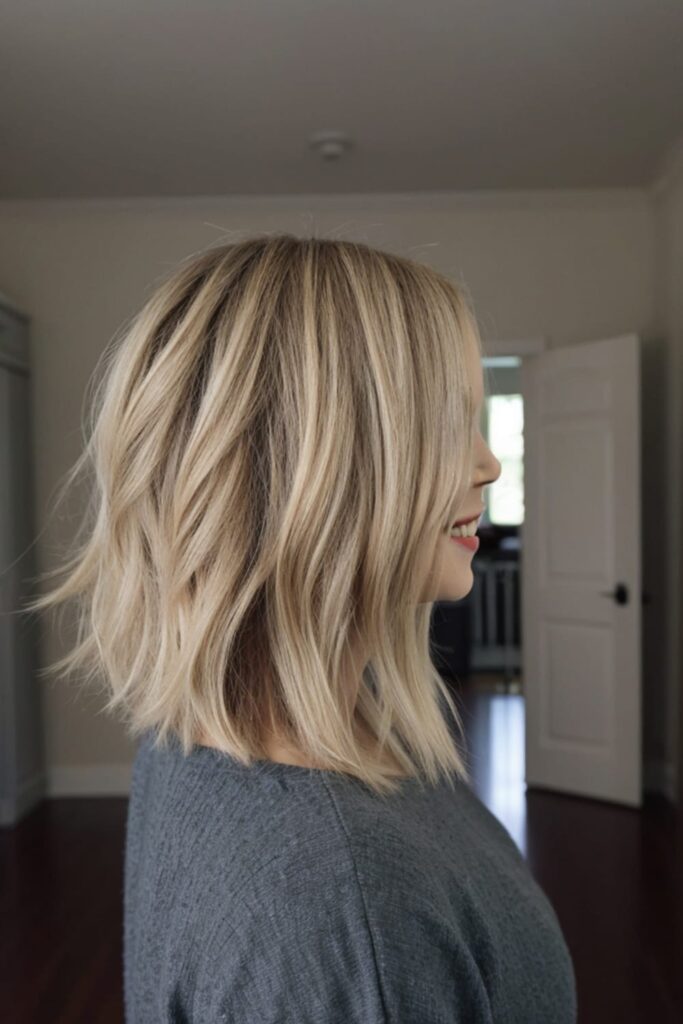 Shoulder Length Layered Bob