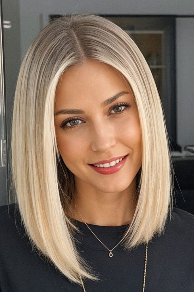 Sleek Medium Bob