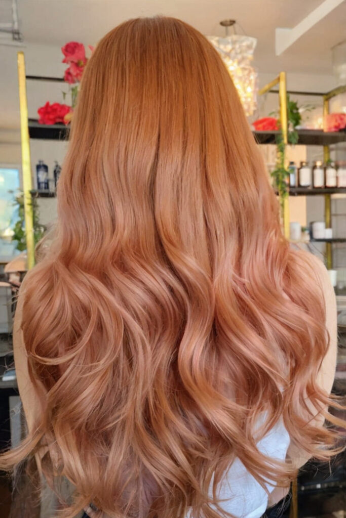 Soft Ginger with Rose Gold Tones