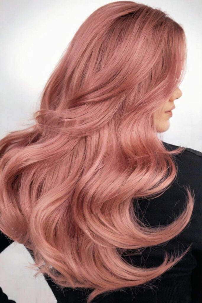 Soft Pastel Rose Gold