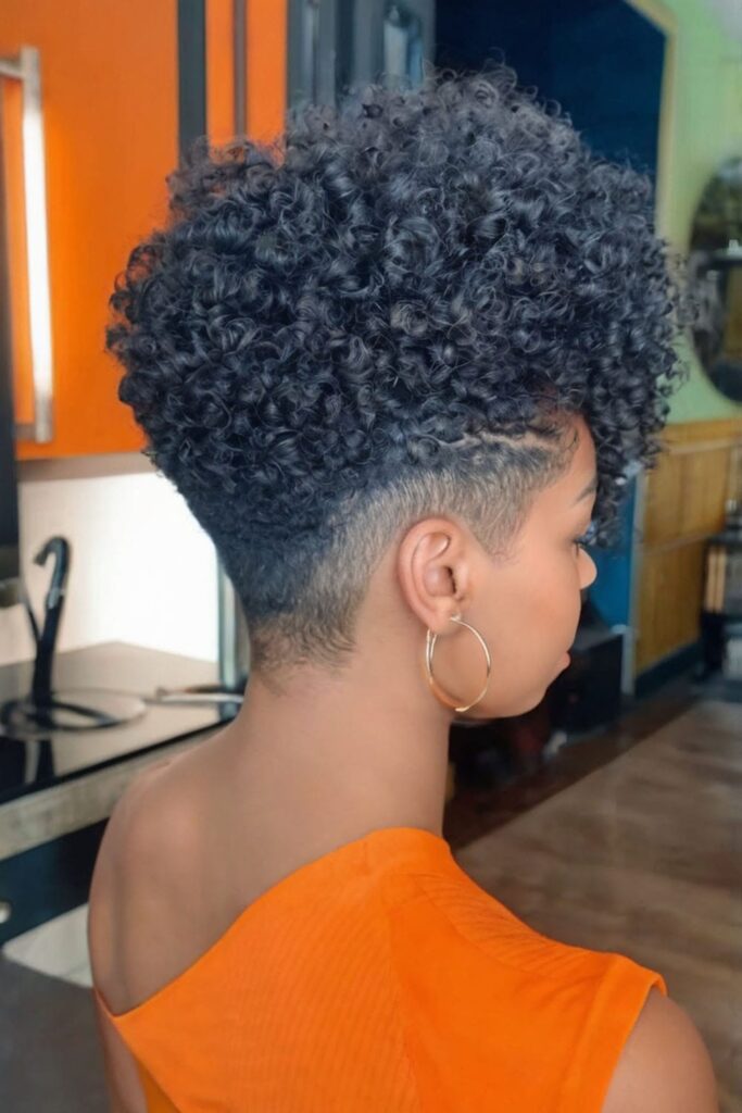 Tapered Cut with Curls