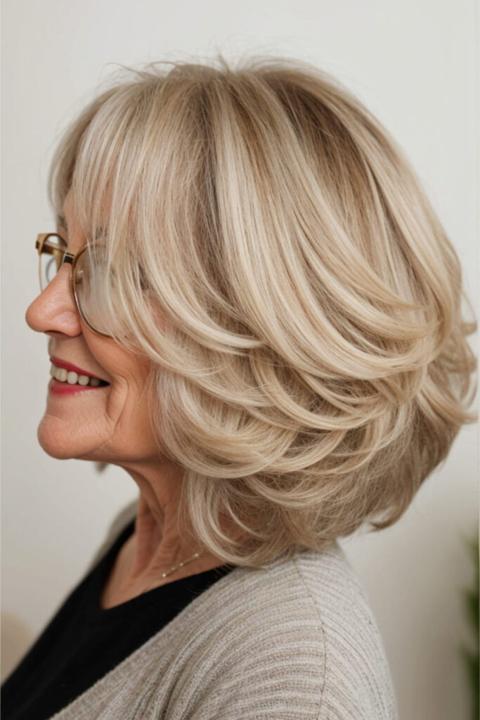 Tousled Feathered Layers