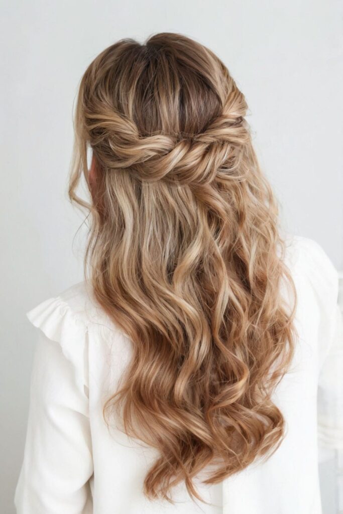 Twisted Half Updo