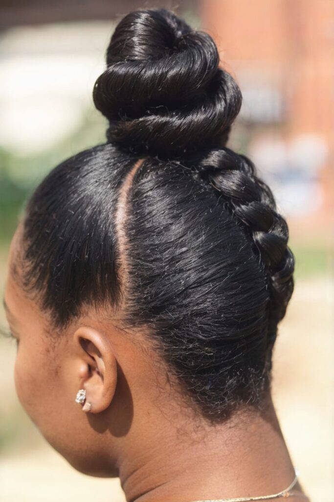 Twisted Low Bun